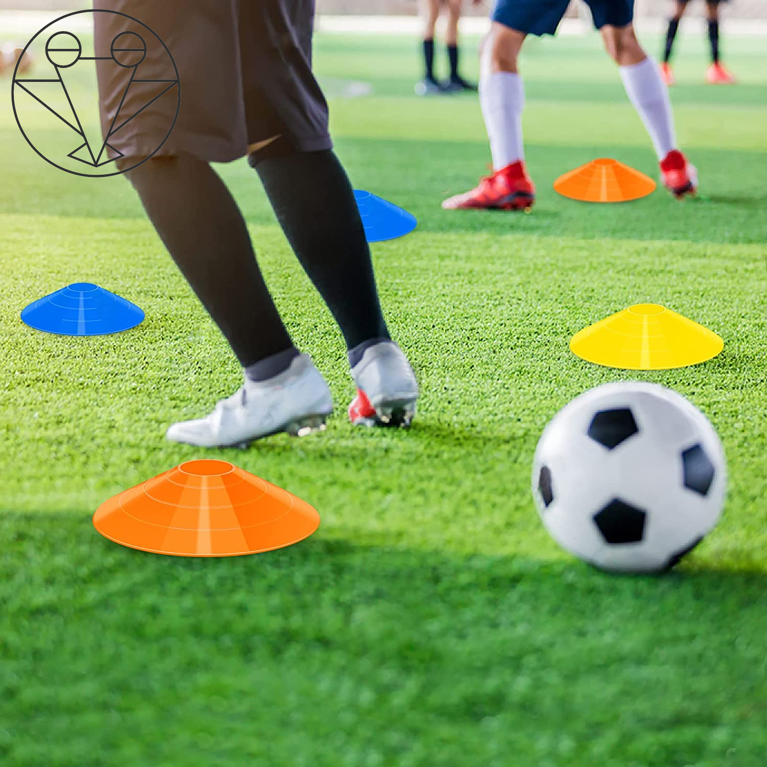 Elevate Your Game with 60/120 Pack Agile Soccer Cones - Perfect for Training, Practice, and Sports Fun!