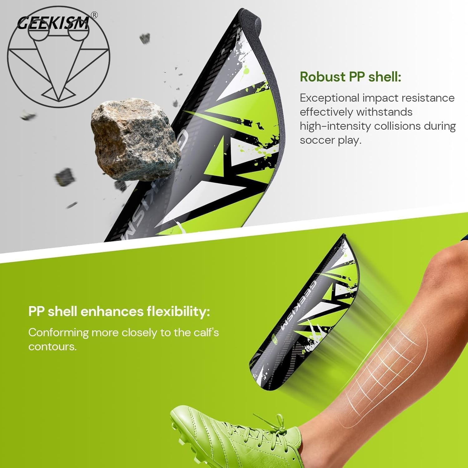 Soccer Shin Guards for Youth Kids Toddler - Soccer Shin Pads for Teens & Men, Protective Football Gear for 3-16 Years Boys Girls & Adult, World Cup Lightweight Soccer Equipment