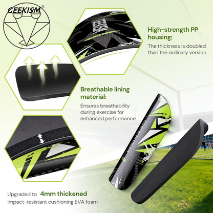 Soccer Shin Guards for Youth Kids Toddler - Soccer Shin Pads for Teens & Men, Protective Football Gear for 3-16 Years Boys Girls & Adult, World Cup Lightweight Soccer Equipment